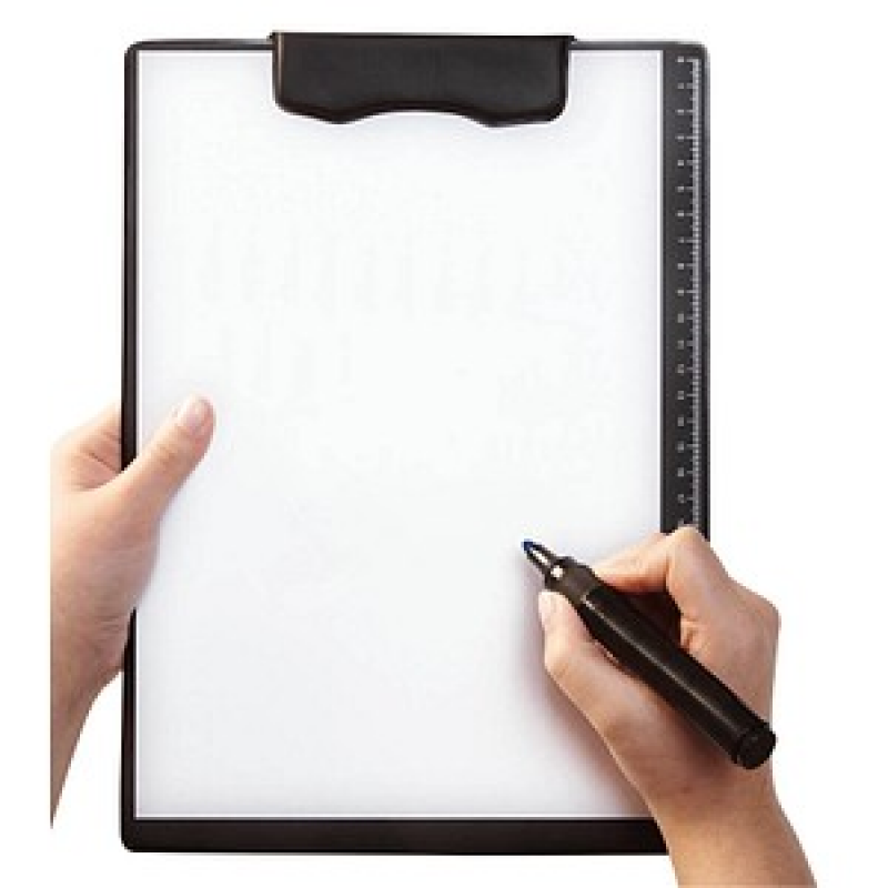 magnetoplan Klemmbrett 1131512 DIN A4 schwarz Kunststoff, 1 St.
