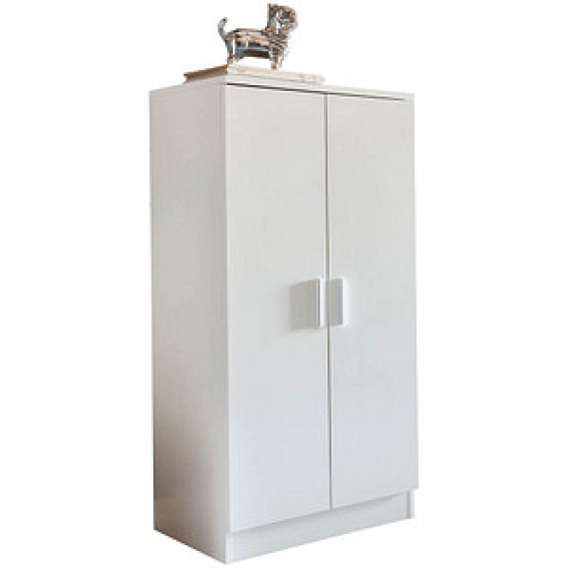 WOHNLING Schuhschrank, WL5.269 weiß 6 Fachböden 55,0 x 35,0 x 108,0 cm – Bild 1 von 10