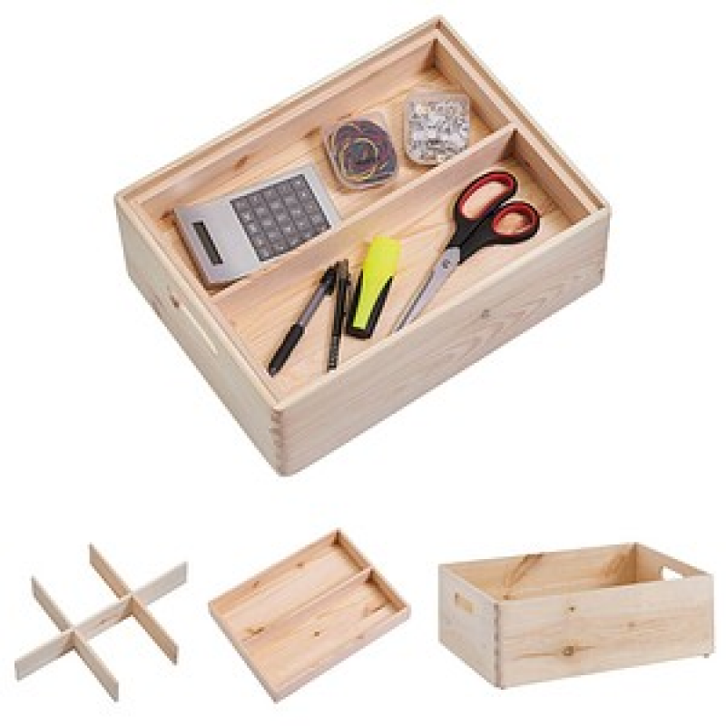 Zeller Aufbewahrungsboxen-Set braun, 1 Set – Bild 1 von 4