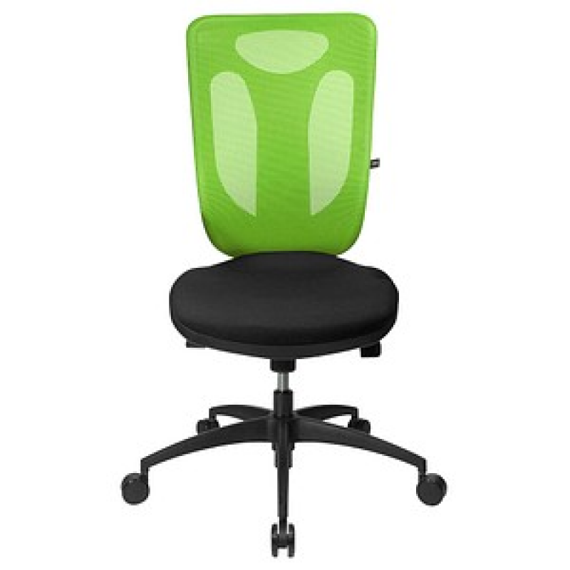 Topstar Bürostuhl Net Pro 100, NN100 T205 Stoff grün, Gestell schwarz – Bild 1 von 7