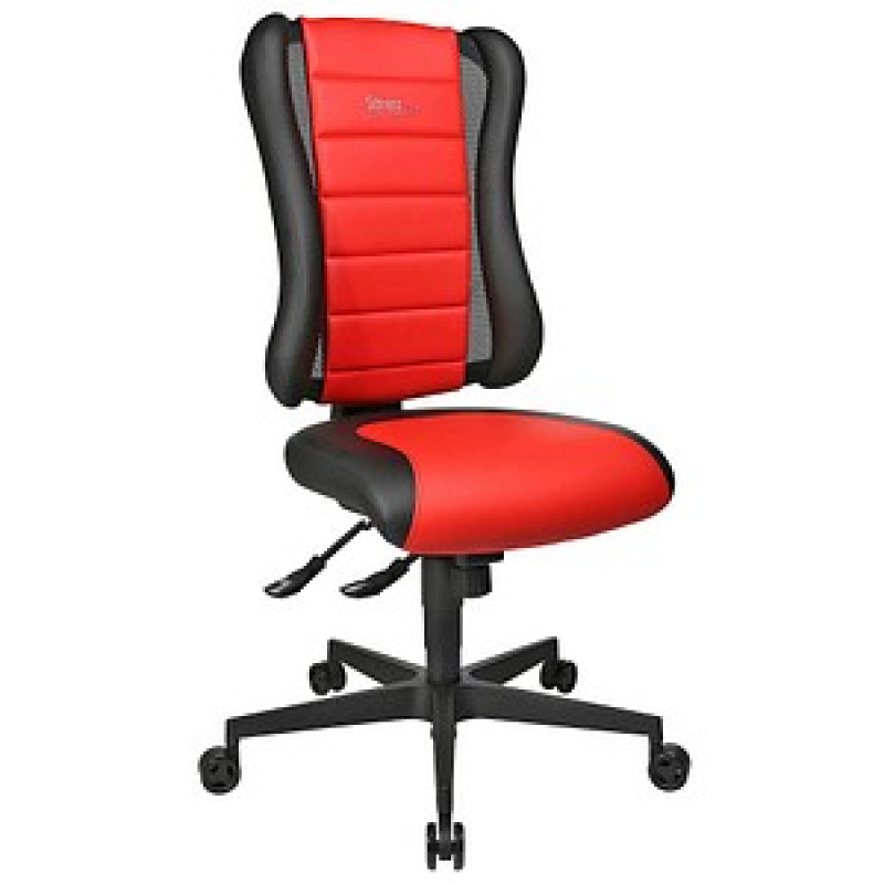 Topstar Gaming Stuhl Sitness RS, SR100 DA01 Kunstleder rot – Bild 1 von 4