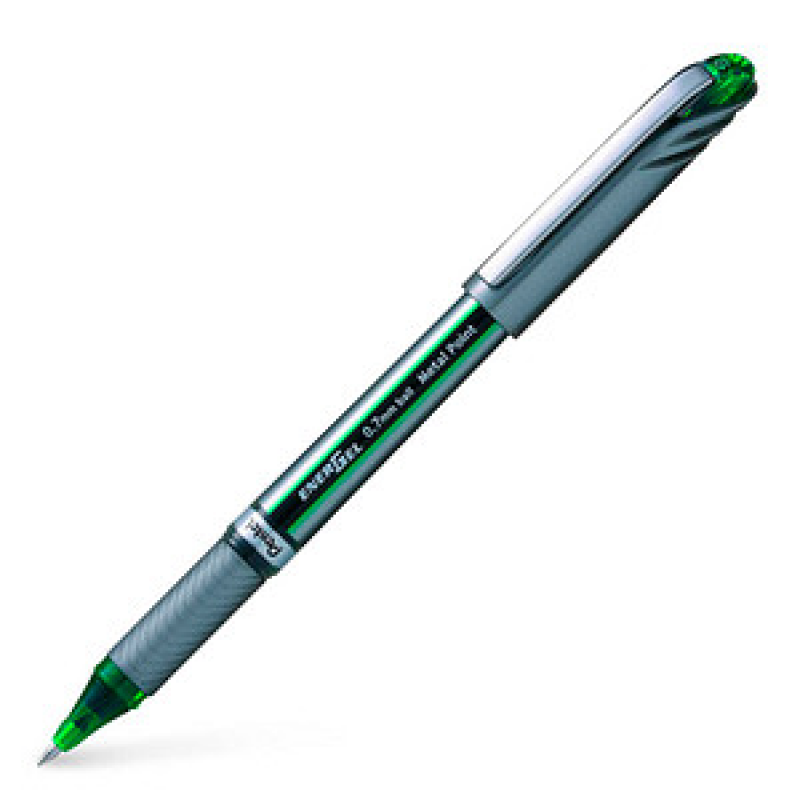 Pentel ENERGEL BL27 Gelschreiber grün/silber 0,35 mm, Schreibfarbe: grün, 1 St. – Bild 1 von 2
