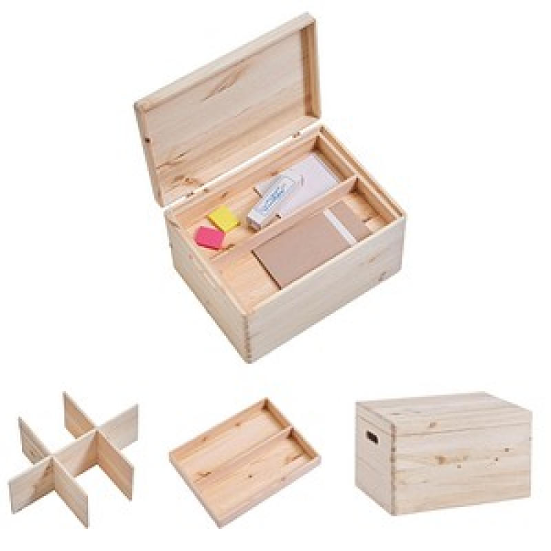 Zeller Aufbewahrungsboxen-Set braun, 1 Set – Bild 1 von 4