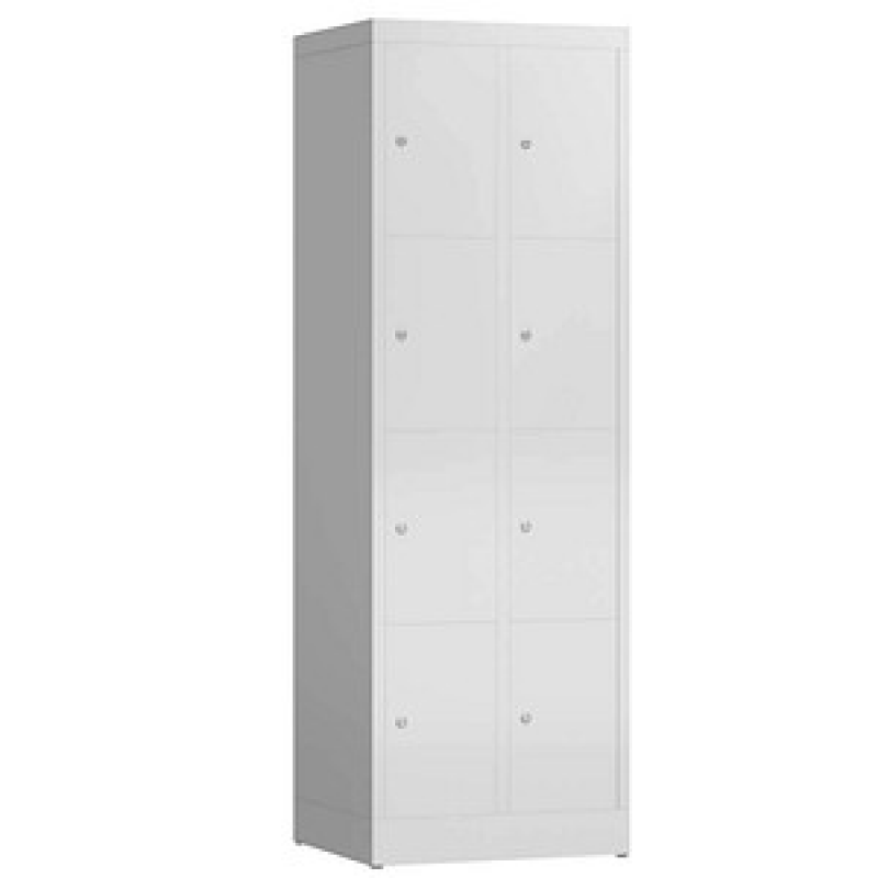 ClassiX Schließfachschrank lichtgrau X-520420, 8 Schließfächer 59,0 x 50,0 x 180,0 cm – Bild 1 von 2