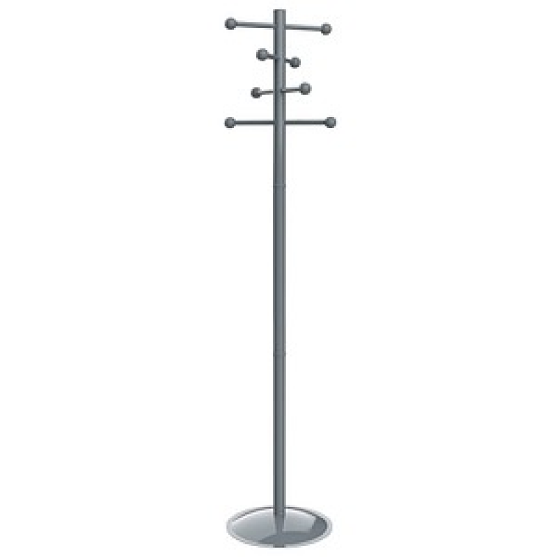 MAUL Kleiderständer MAULsaphir Lite 9401582 silber Metall 8 Haken 38,0 x 171,0 cm, 1 St. – Bild 1 von 2