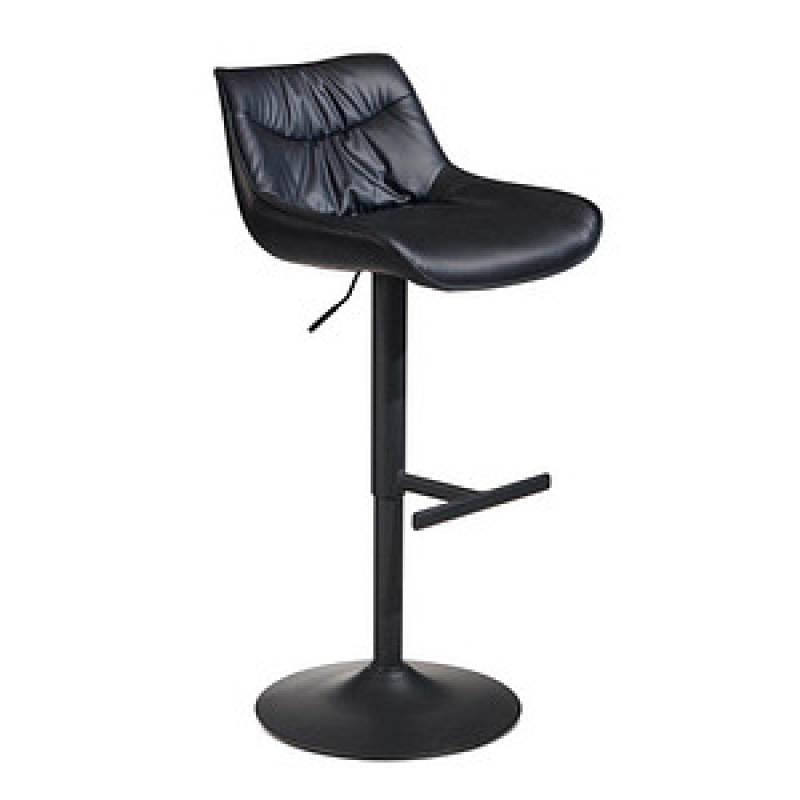 WOHNLING Barhocker WL7.005 schwarz Kunstleder, 1 St. – Bild 1 von 9