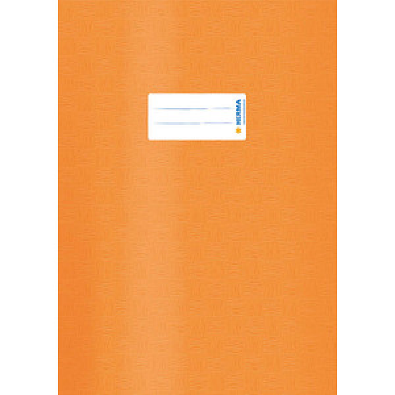 HERMA Heftumschlag mit Baststruktur orange Kunststoff DIN A4 – Bild 1 von 7