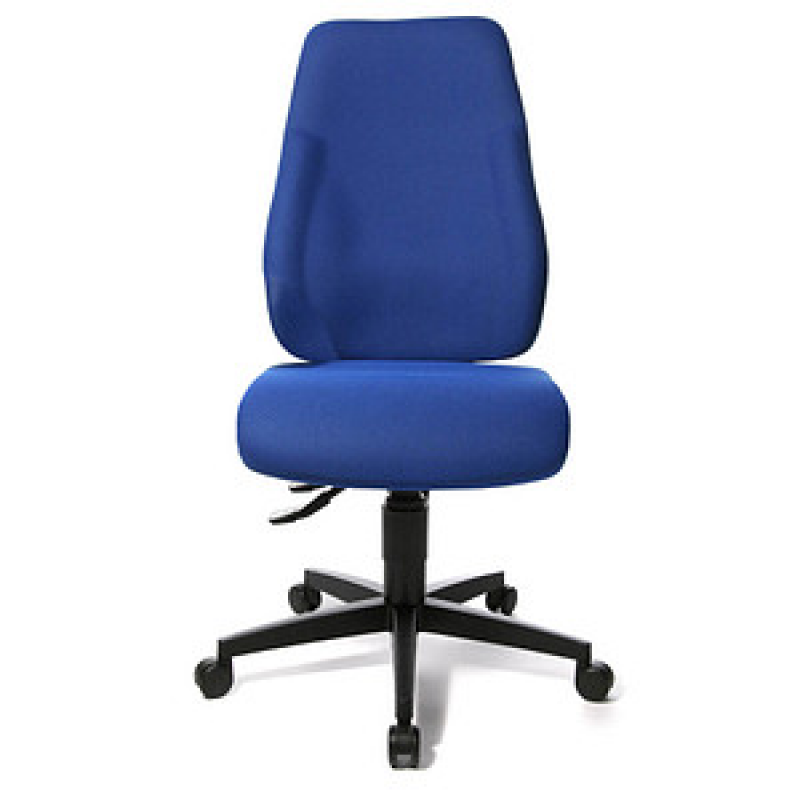 Topstar Bürostuhl Lady Sitness®, LT0B0 BC6 Stoff blau, Gestell schwarz