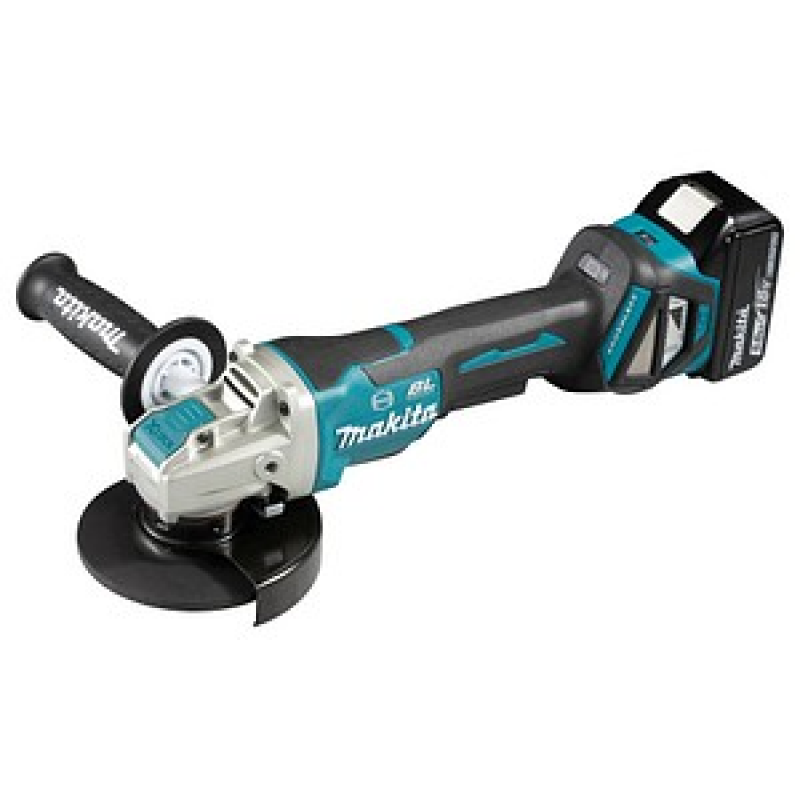 makita DGA519RTJ Akku-Winkelschleifer-Set 18,0 V, mit 2 Akkus – Bild 1 von 11