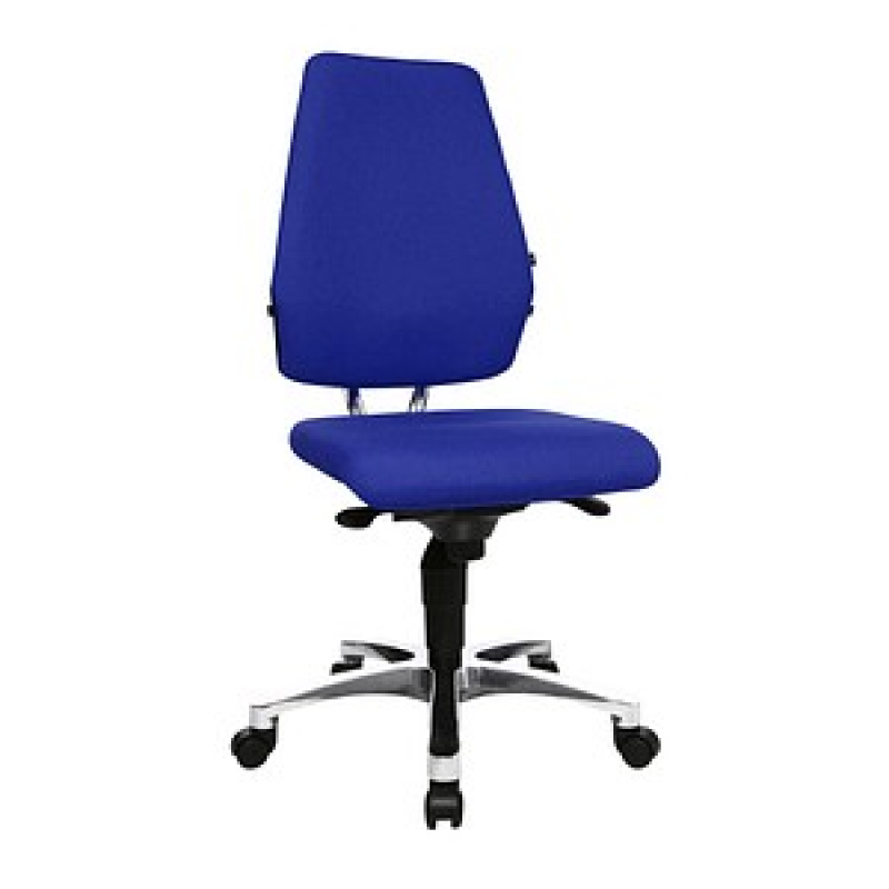 Topstar Bürostuhl Body Balance S30, SI99T26 Stoff blau, Gestell alu – Bild 1 von 11