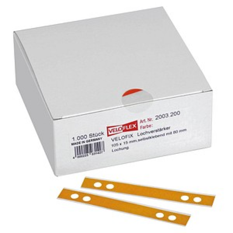 VELOFLEX Lochverstärker VELOFIX® glasklar, 1.000 St. – Bild 1 von 5
