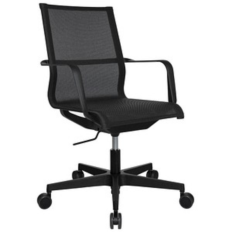 Topstar Bürostuhl Sitness Life 40, FY40BA GY0H Stoff schwarz, Gestell schwarz – Bild 1 von 8