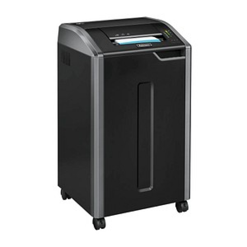 Fellowes Powershred 425i Aktenvernichter mit Streifenschnitt P-2, 5,8 mm, bis 38 Blatt, schwarz – Bild 1 von 7