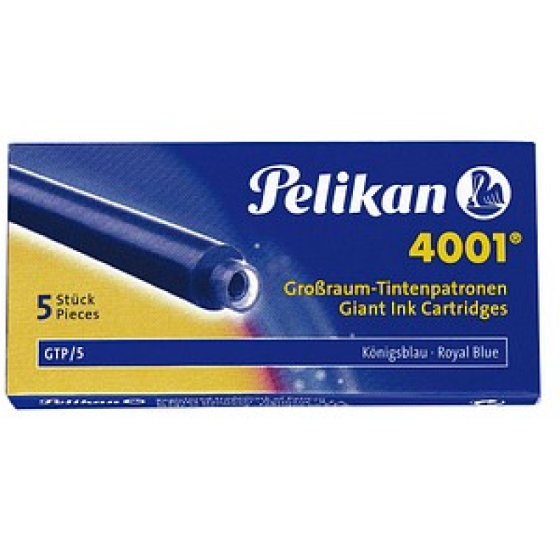 Pelikan Tintenpatronen für Füller 4001 königsblau, 5 St. – Bild 1 von 2