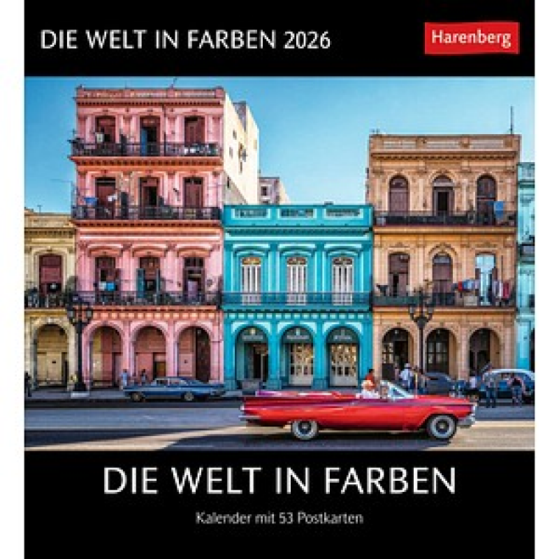 Harenberg Postkartenkalender Farbenwelt 2026, 1 St. – Bild 1 von 11