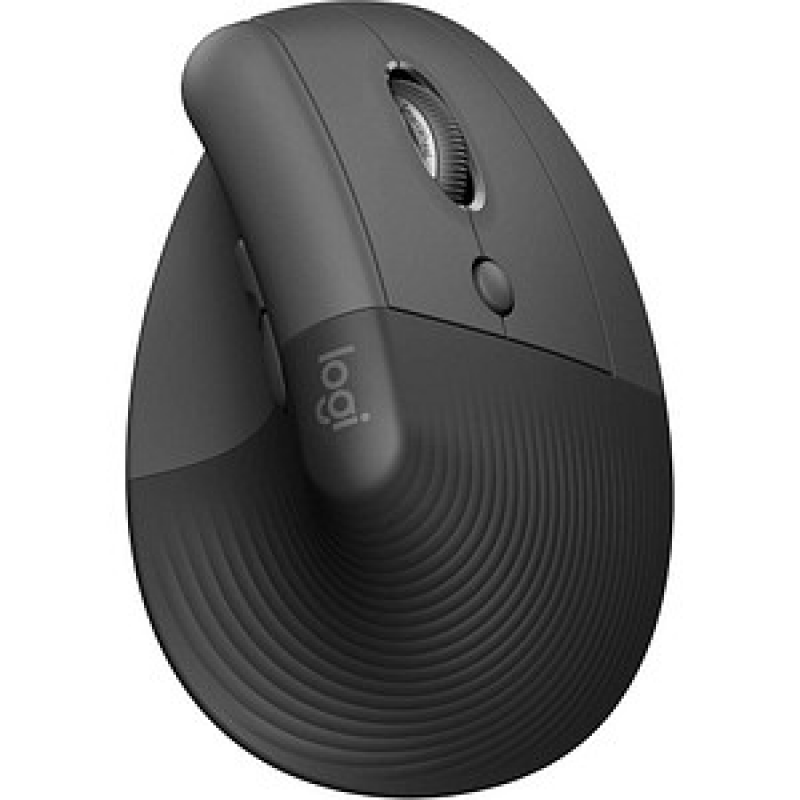 Logitech Lift Vertical Grafit (Rechtshändig) Ergonomische Maus, kabellos, Bluetooth, Logi Bolt Adapter, Unterstützt Logi Options+ – Bild 1 von 10