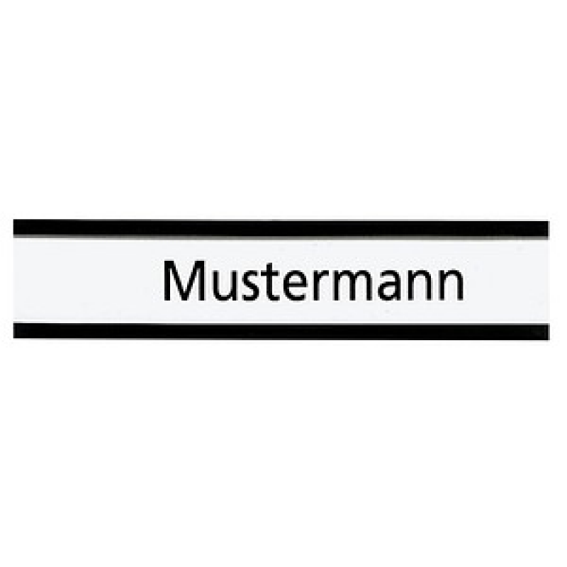 FRANKEN Etikettenhalter magnetisch braun 6,0 x 1,5 cm, 10 St. – Bild 1 von 5