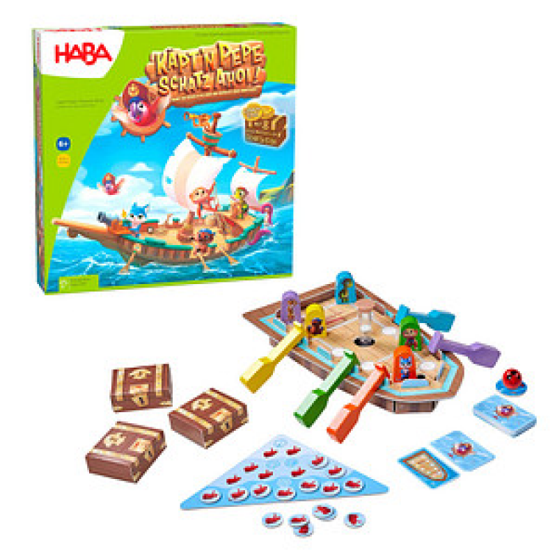 HABA® Käpt’n Pepe, Schatz ahoi! Brettspiel, 1 St. – Bild 1 von 4