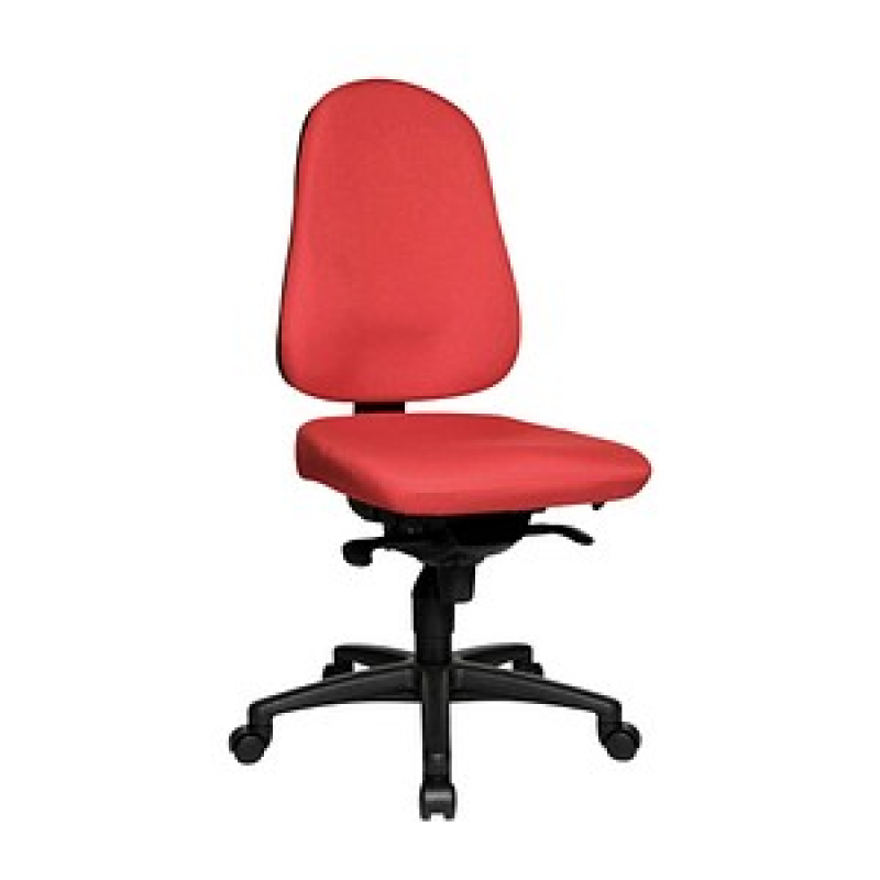 Topstar Bürostuhl Body Balance 50, BAL50T21 Stoff rot, Gestell schwarz – Bild 1 von 3