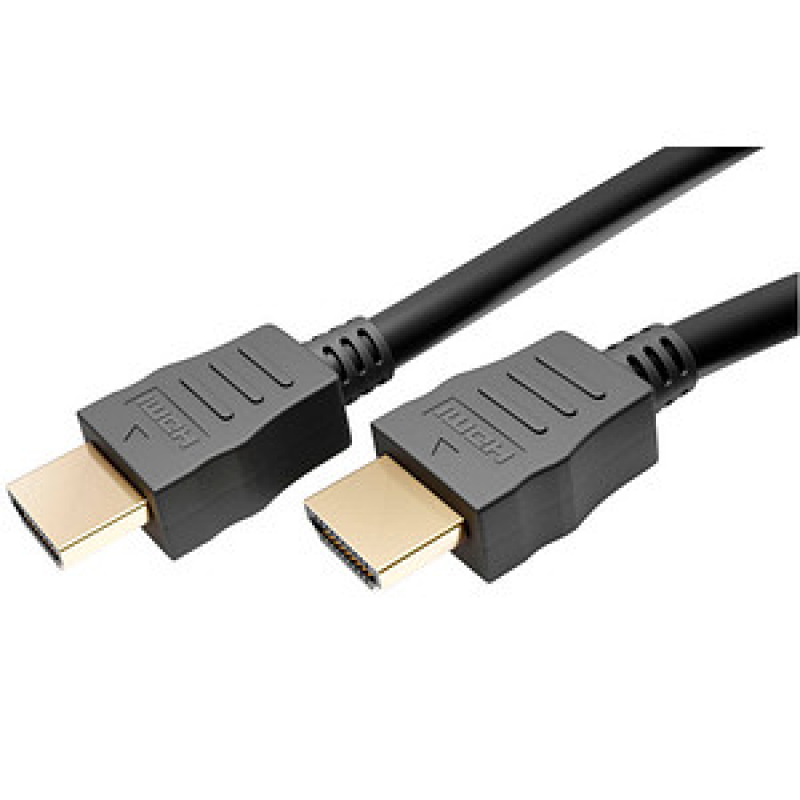 goobay HDMI 2.1 Kabel 48 Gbit/s 1,0 m schwarz, 1 St. – Bild 1 von 3