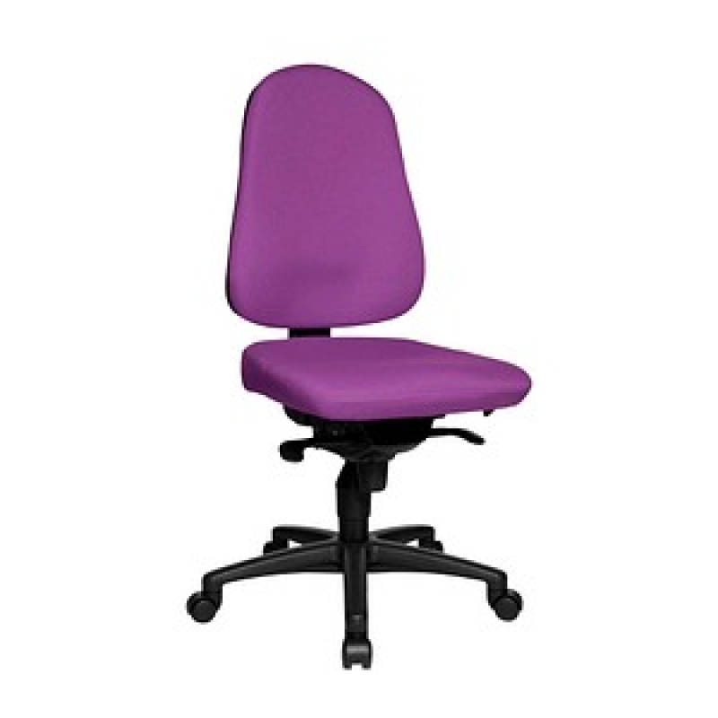 Topstar Bürostuhl Body Balance 50, BAL50T33 Stoff lila, Gestell schwarz – Bild 1 von 3