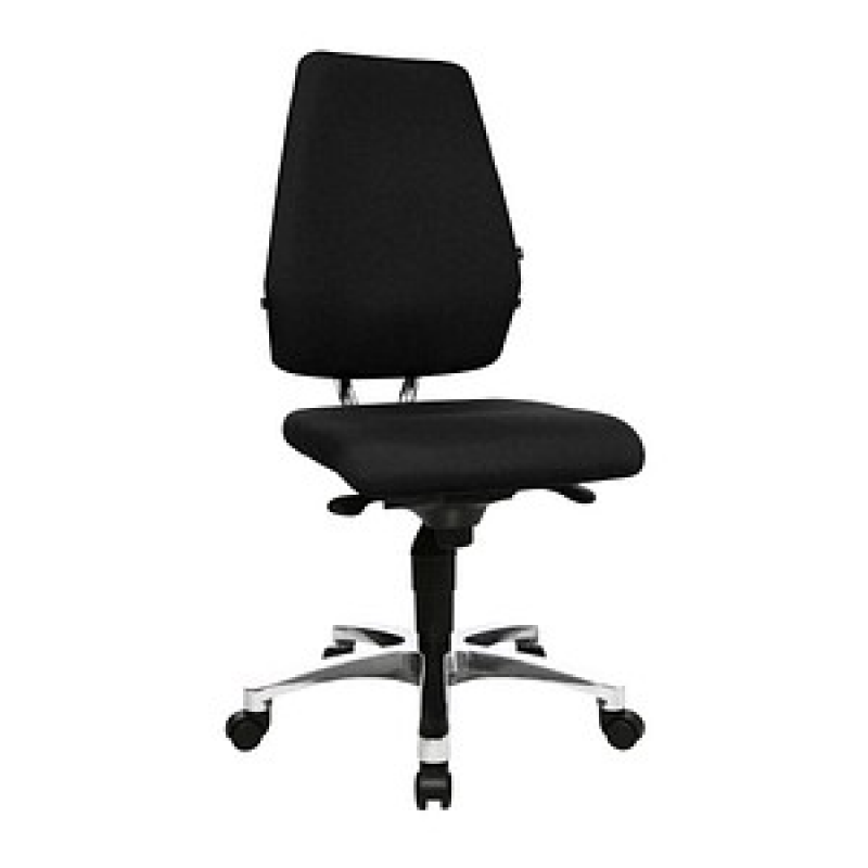 Topstar Bürostuhl Body Balance S30, SI99T20 Stoff schwarz, Gestell alu – Bild 1 von 11