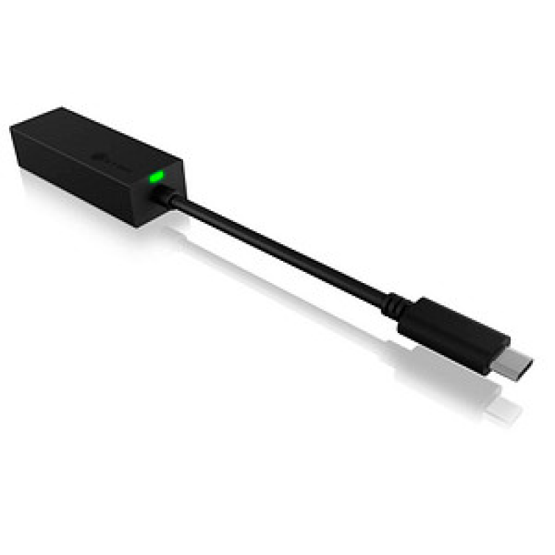 RaidSonic ICY BOX® IB-LAN100-C3 USB C/RJ 45 LAN-Adapter – Bild 1 von 3