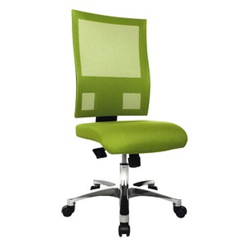 Topstar Bürostuhl Nito, PRONETSYT35 Stoff grün, Gestell alu – Bild 1 von 9
