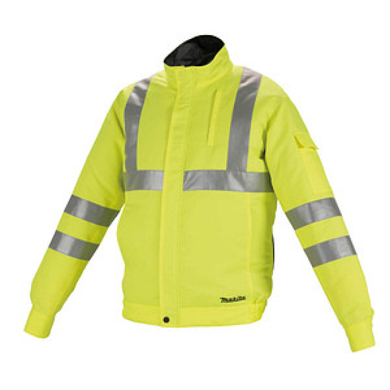 makita unisex Akku-Kühljacke DFJ214ZL neongelb Größe L – Bild 1 von 4