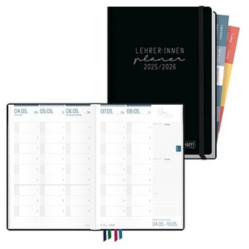 Häfft® Verlag Lehrerkalender August 2025 - Juli 2026 schwarz, 1 St. – Bild 1 von 7