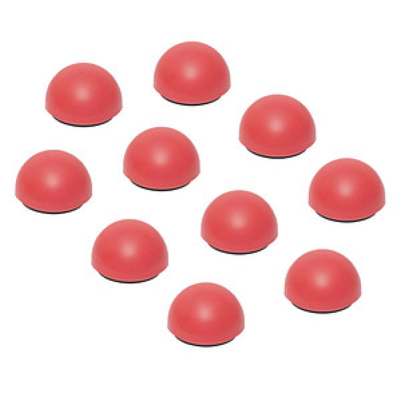MAUL Kegelmagnete rot, Kunststoff Ø 3,0 cm, 10 St. – Bild 1 von 3
