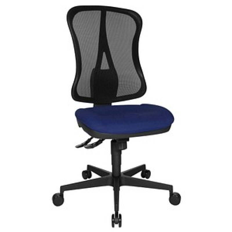 Topstar Bürostuhl Head Point SY, HE200 G26 Stoff blau, Gestell schwarz – Bild 1 von 5