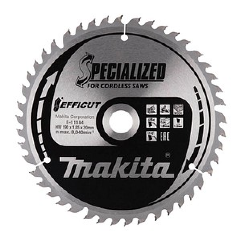 makita E-11184 Kreissägeblatt 190,0 mm, 45 Zähne, 1 St. – Bild 1 von 5