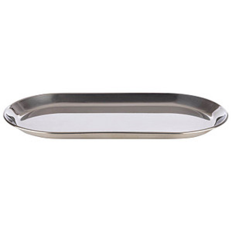 APS Tablett KAFFEEHAUS silber oval 30,0 x 15,5 cm, 1 St. – Bild 1 von 4