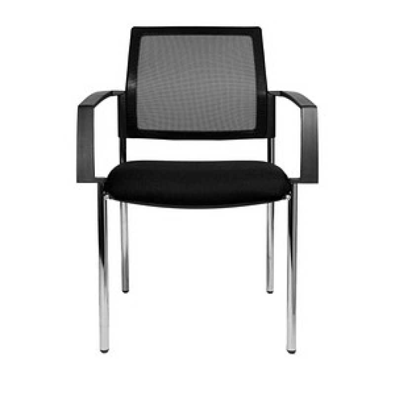 Topstar Besucherstühle BtoB 10 BB290A G200 schwarz Stoff, 2 St. – Bild 1 von 5