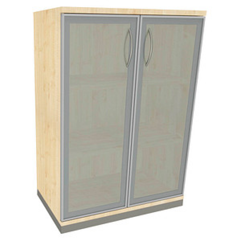 fm Aktenschrank Sidney, 4260267329283 königsahorn, Acrylglas satiniert 2 Fachböden 80,0 x 44,2 x 113,3 cm – Bild 1 von 2
