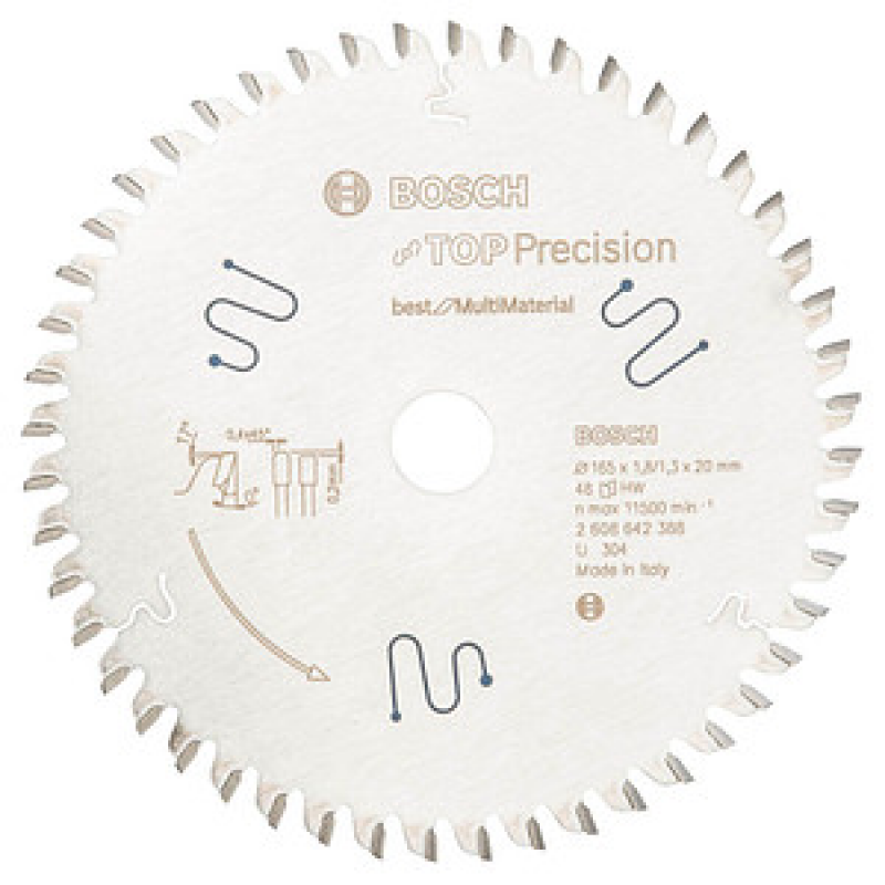 BOSCH Best for Multi Material Kreissägeblatt 165,0 mm, 48 Zähne, 1 St. – Bild 1 von 2