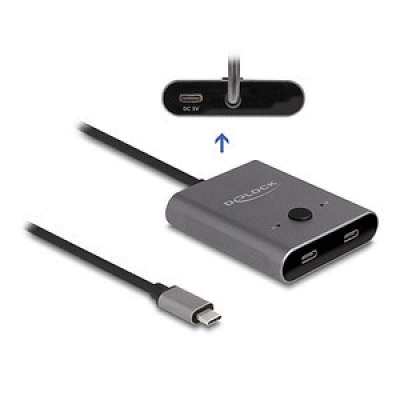 DeLOCK 11500 8K USB-Switch 2-fach – Bild 1 von 4