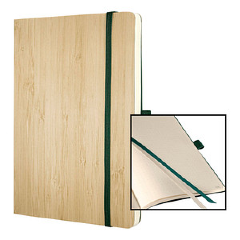 SIGEL Notizbuch Bambus ca. DIN A5 punktkariert, beige Softcover 194 Seiten, 1 St. – Bild 1 von 11