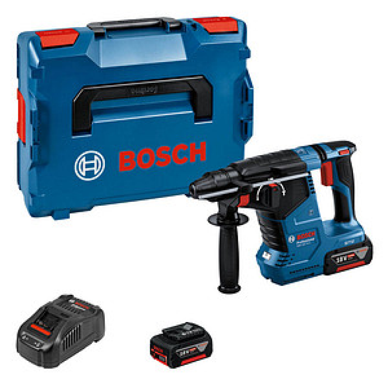 AKTION: BOSCH Professional GBH 18V-24 C Akku-Bohrhammer-Set 18,0 V, mit 2 Akkus mit Prämie nach Registrierung – Bild 1 von 7