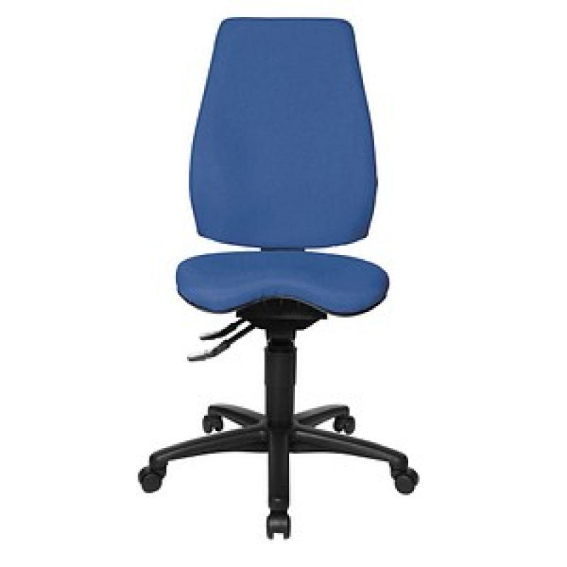 Topstar Bürostuhl Body Balance 450, BAK450BT26 Stoff blau, Gestell schwarz – Bild 1 von 2