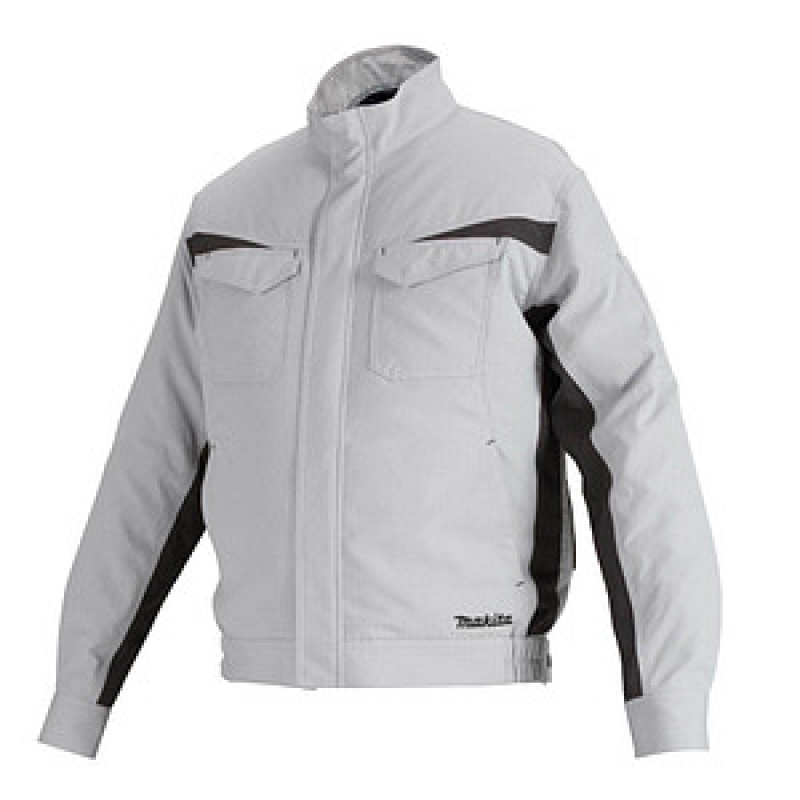 makita unisex Akku-Kühljacke DFJ213ZM hellgrau Größe M – Bild 1 von 4