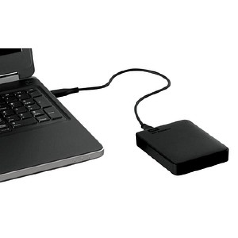 Western Digital Elements Portable 5 TB externe HDD-Festplatte schwarz – Bild 1 von 8