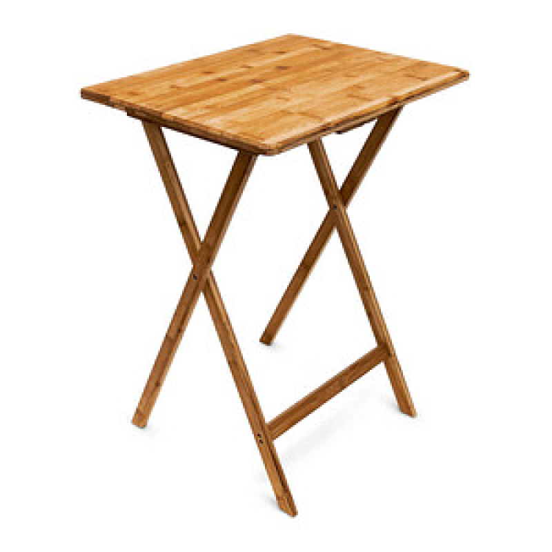 relaxdays Beistelltisch rechteckig Bambus braun 48,0 x 38,5 x 63,0 cm, 1 St. – Bild 1 von 7