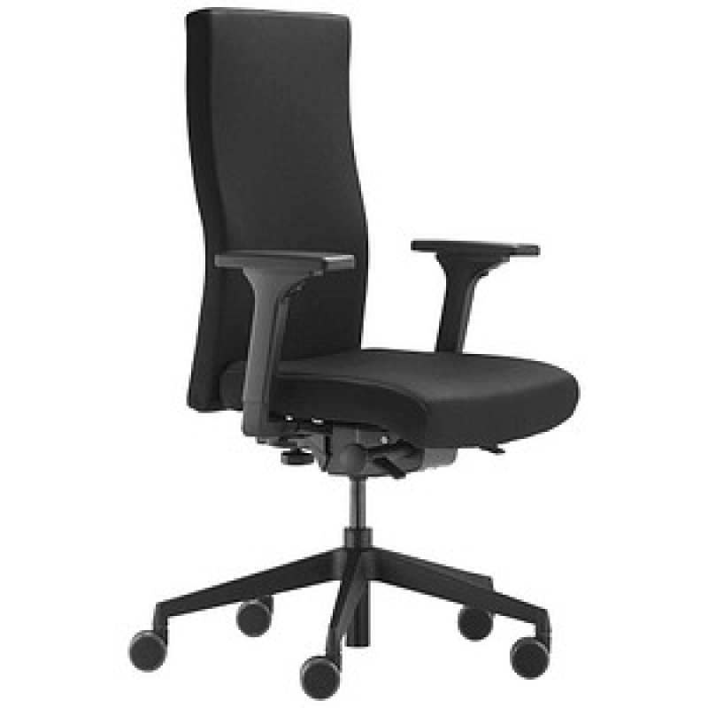 Trendoffice by Dauphin Bürostuhl to-strike comfort pro, SK9248 SY2 Stoff schwarz, Gestell schwarz – Bild 1 von 9