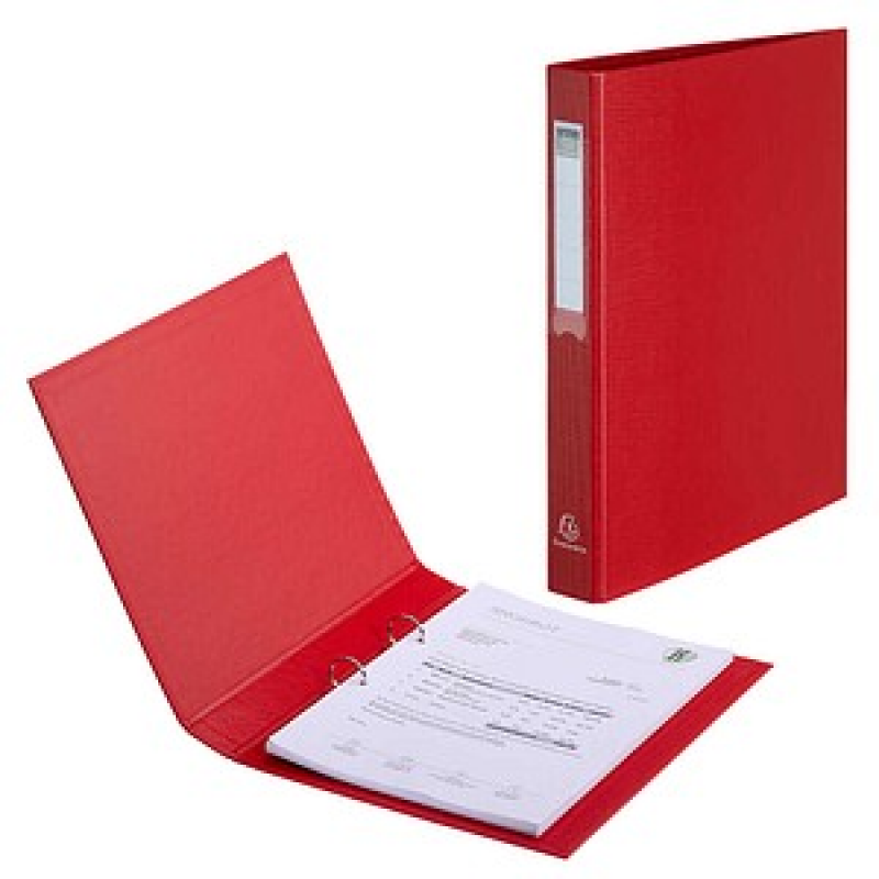 Exacompta Ringbuch 2-Ringe rot 4,0 cm DIN A4, 1 St. – Bild 1 von 9