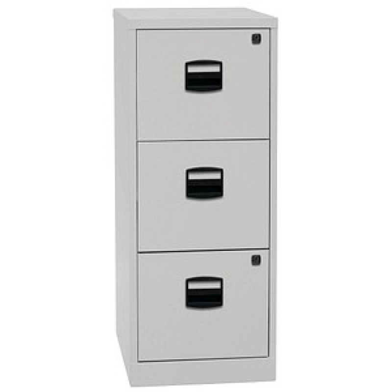 BISLEY Home PFA 3 Hängeregistraturschrank lichtgrau 3 Schubladen 41,3 x 40,0 x 101,5 cm, 1 St. – Bild 1 von 5