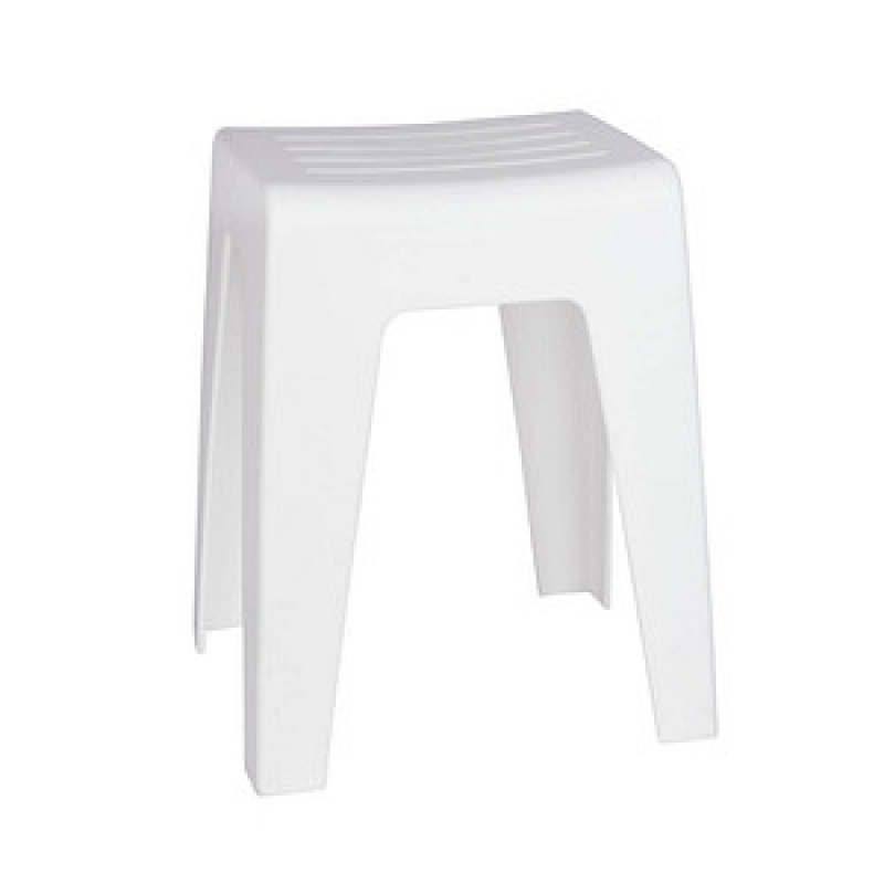 WENKO Badhocker Kumba 22943100 weiß, 1 St. – Bild 1 von 6