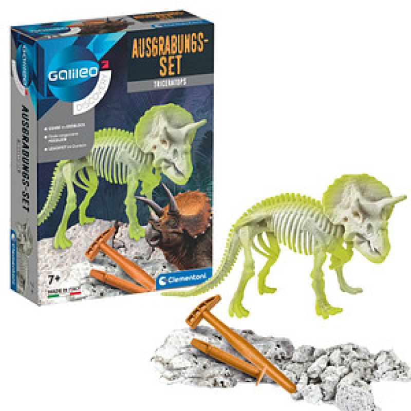 Clementoni Ausgrabungsset Triceratops mehrfarbig – Bild 1 von 6