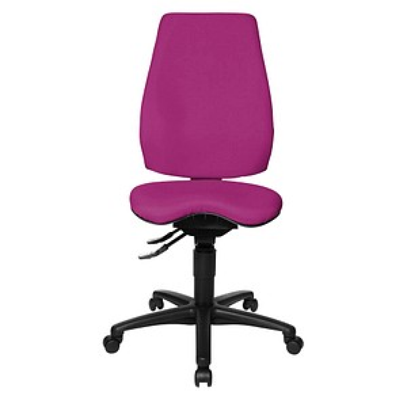Topstar Bürostuhl Body Balance 450, BAK450T33 Stoff lila, Gestell schwarz – Bild 1 von 2